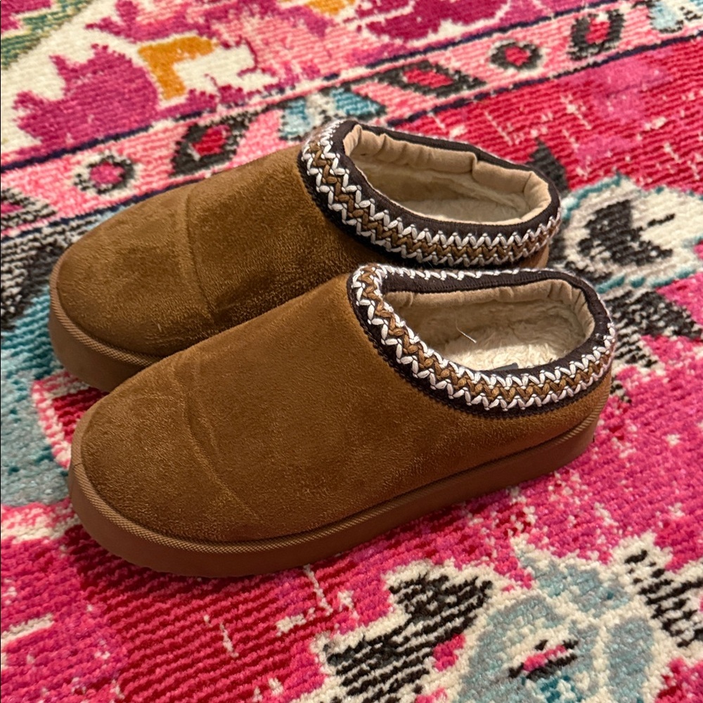 Haute Hippie Brown Suede Mules